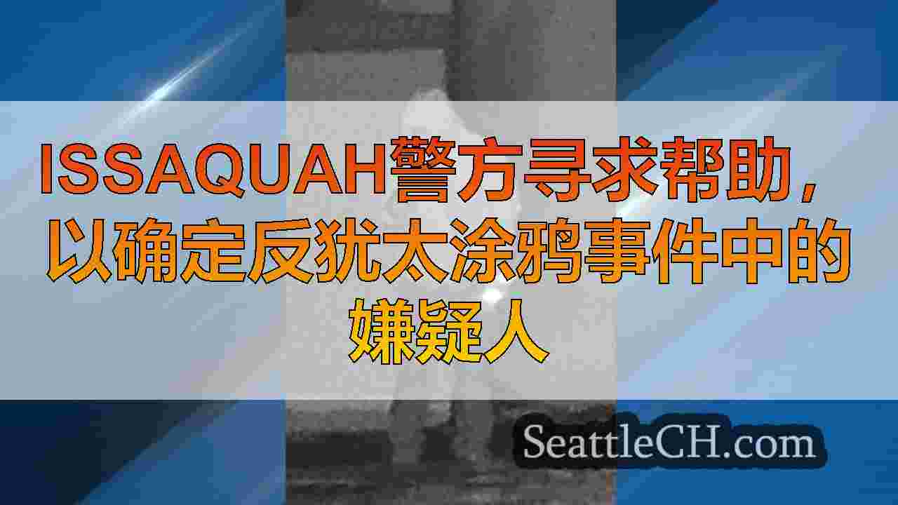 Issaquah警方寻求帮助，以确定反犹太涂鸦事件中的嫌疑人