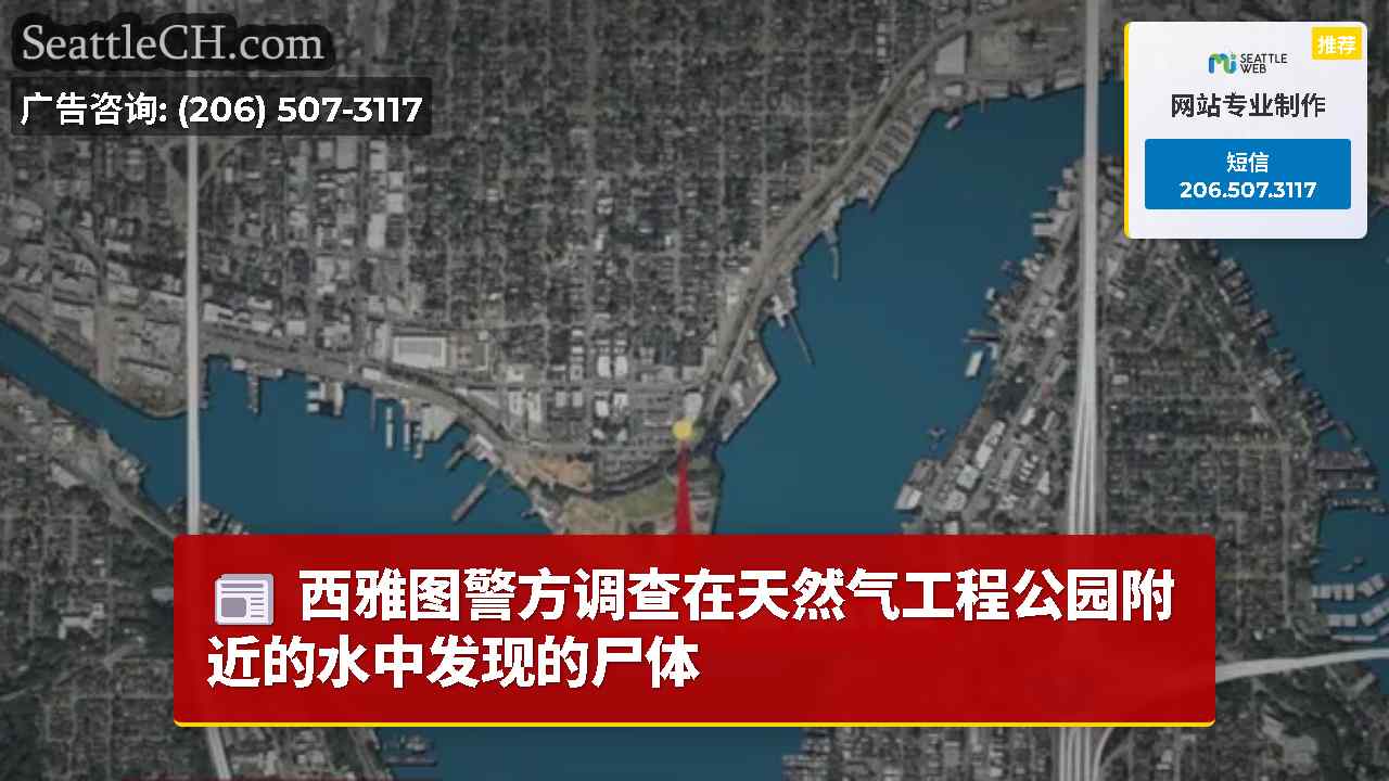 西雅图警方调查在天然气工程公园附近的水中发现的尸体