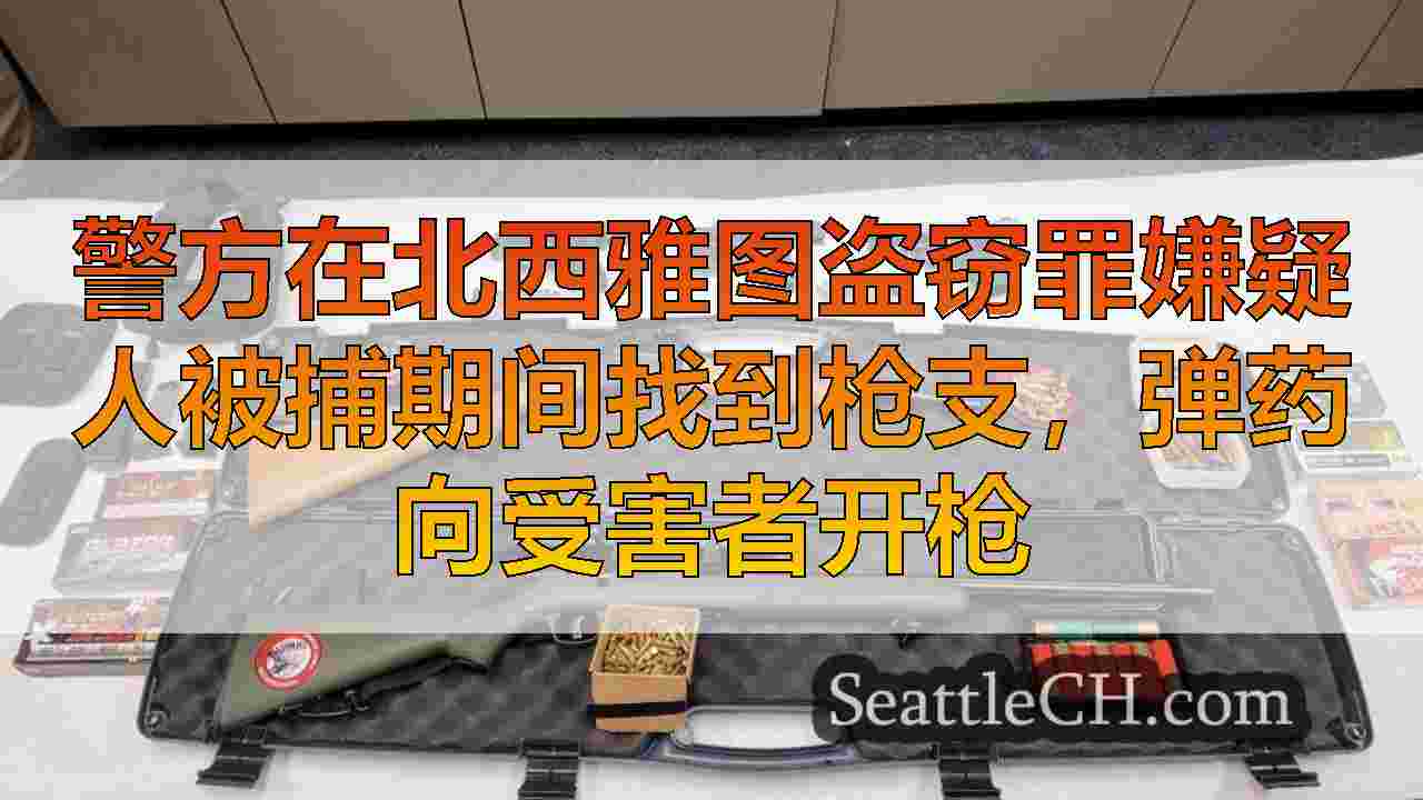 警方在北西雅图盗窃罪嫌疑人被捕期间找到枪支，弹药向受害者开枪