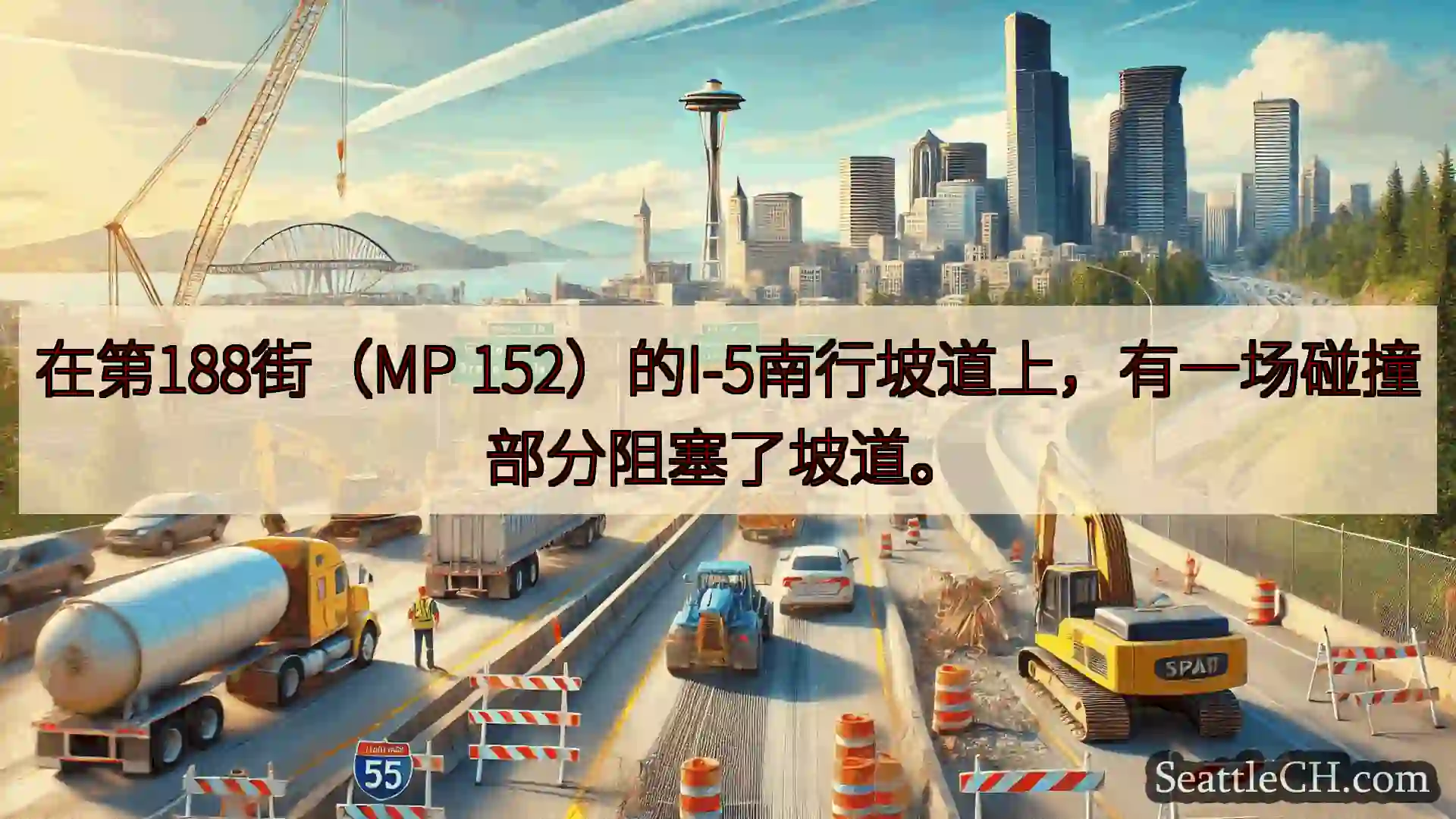 西雅图交通新闻 在第188街（MP