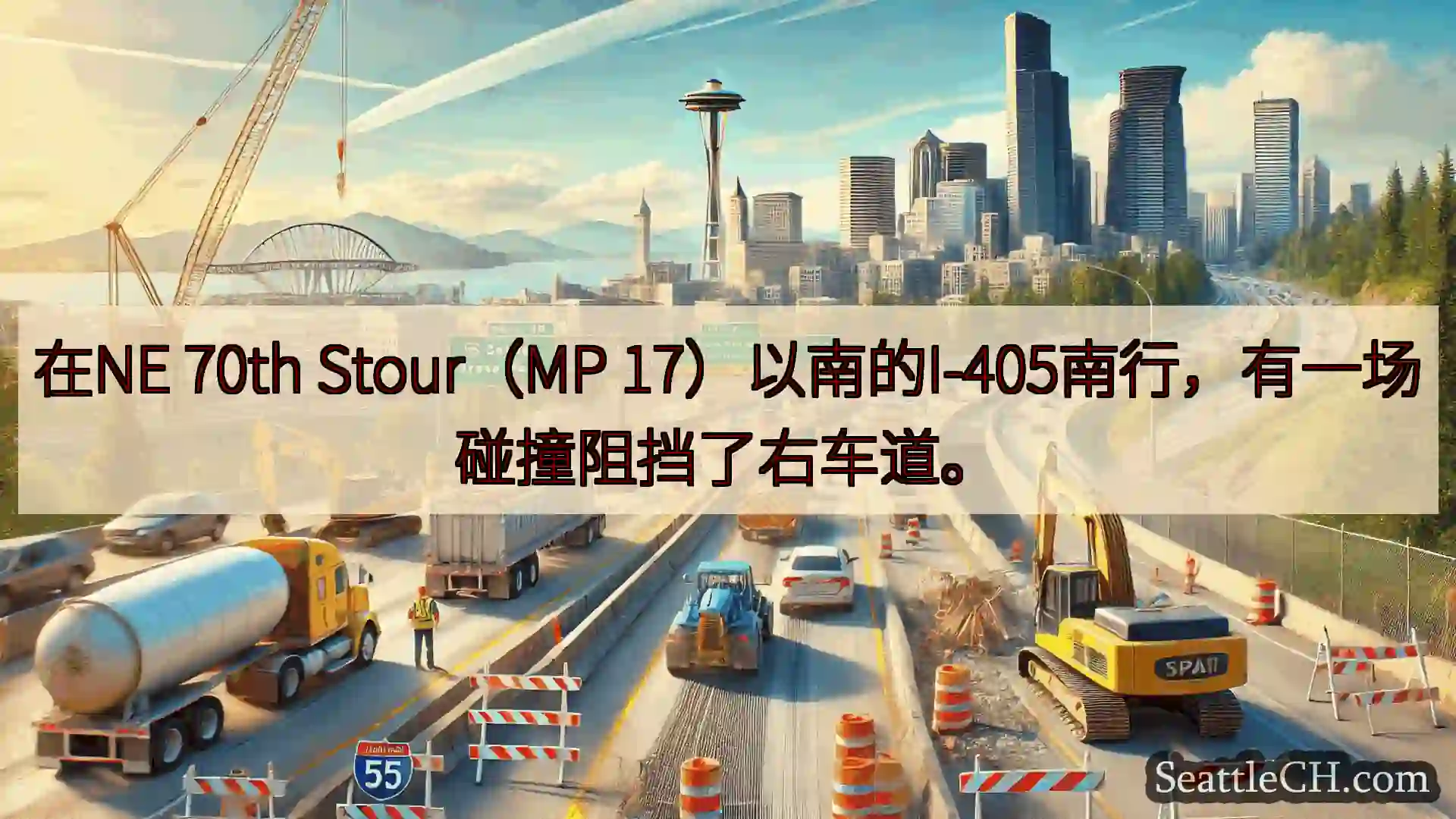 西雅图交通新闻 在NE 70th Stour（MP