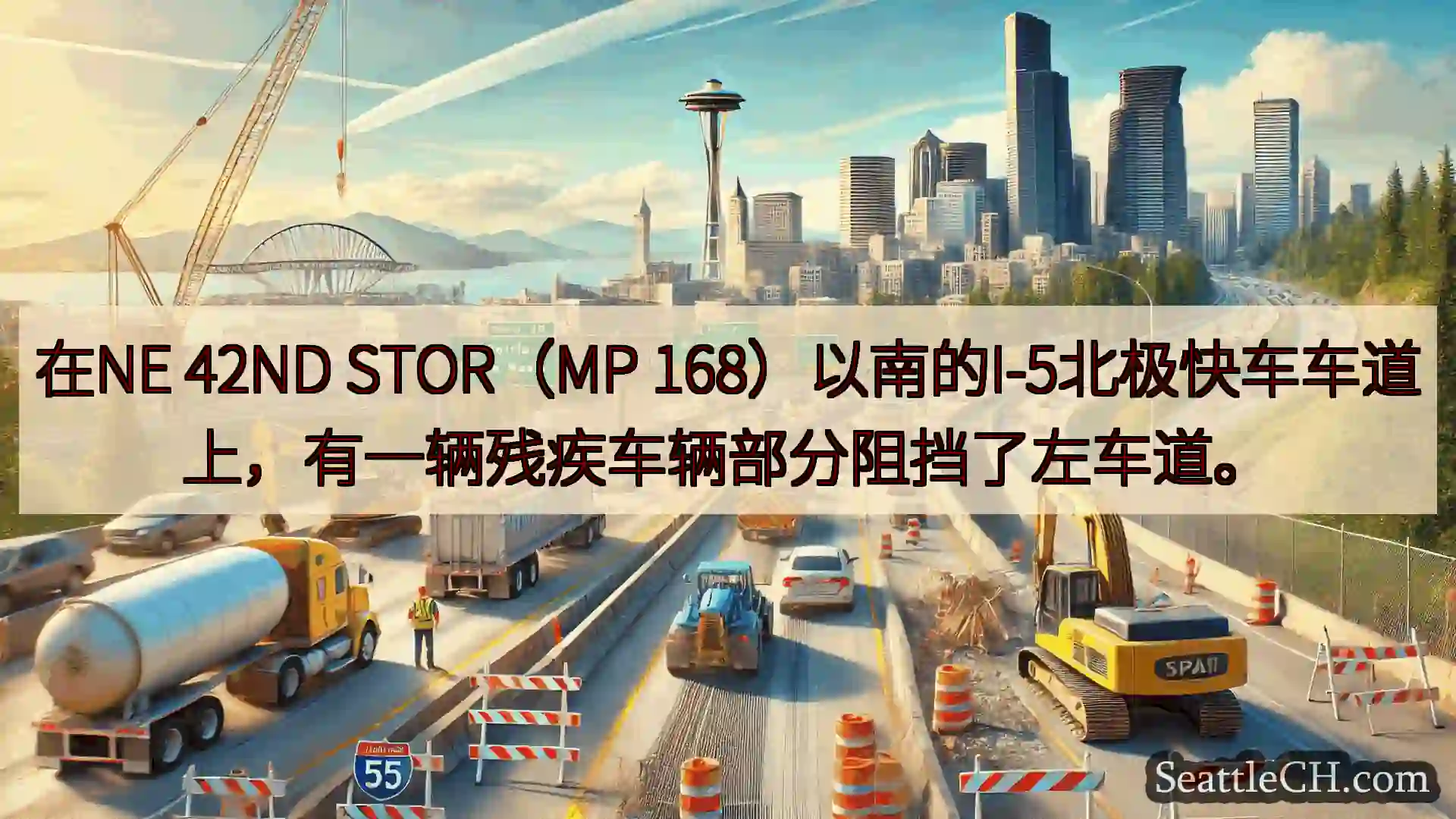 西雅图交通新闻 在NE 42ND STOR（MP
