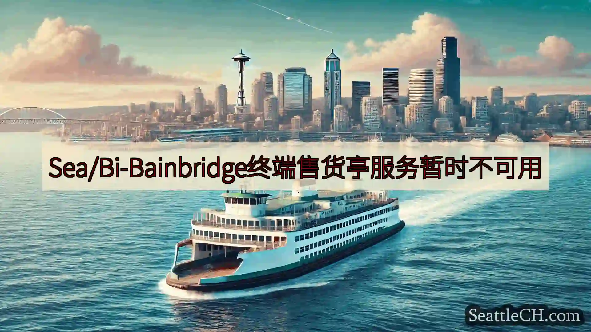 西雅图渡轮新闻 Sea/Bi-Bainbridge终端售货亭服务暂时不可用https: