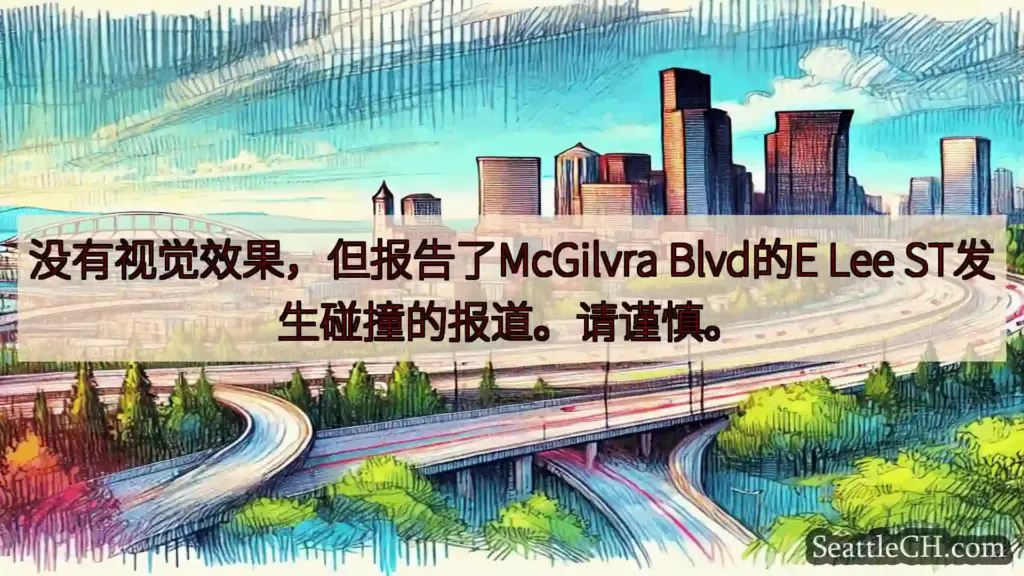 西雅图交通新闻 没有视觉效果，但报告了McGilvra Blvd的E Lee