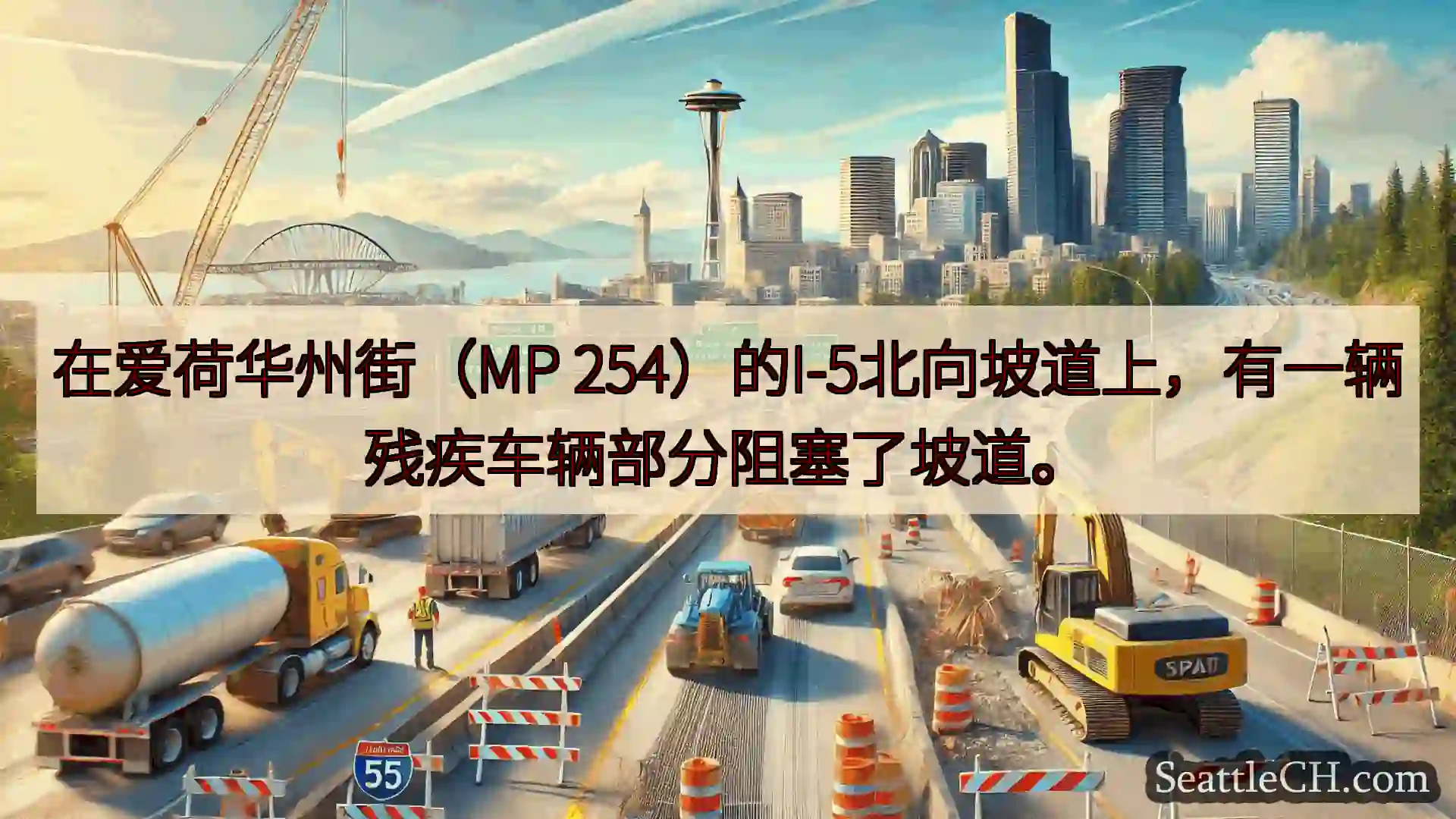 西雅图交通新闻 在爱荷华州街（MP