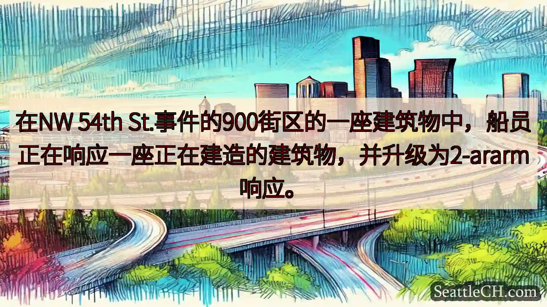 西雅图交通新闻 在NW 54th
