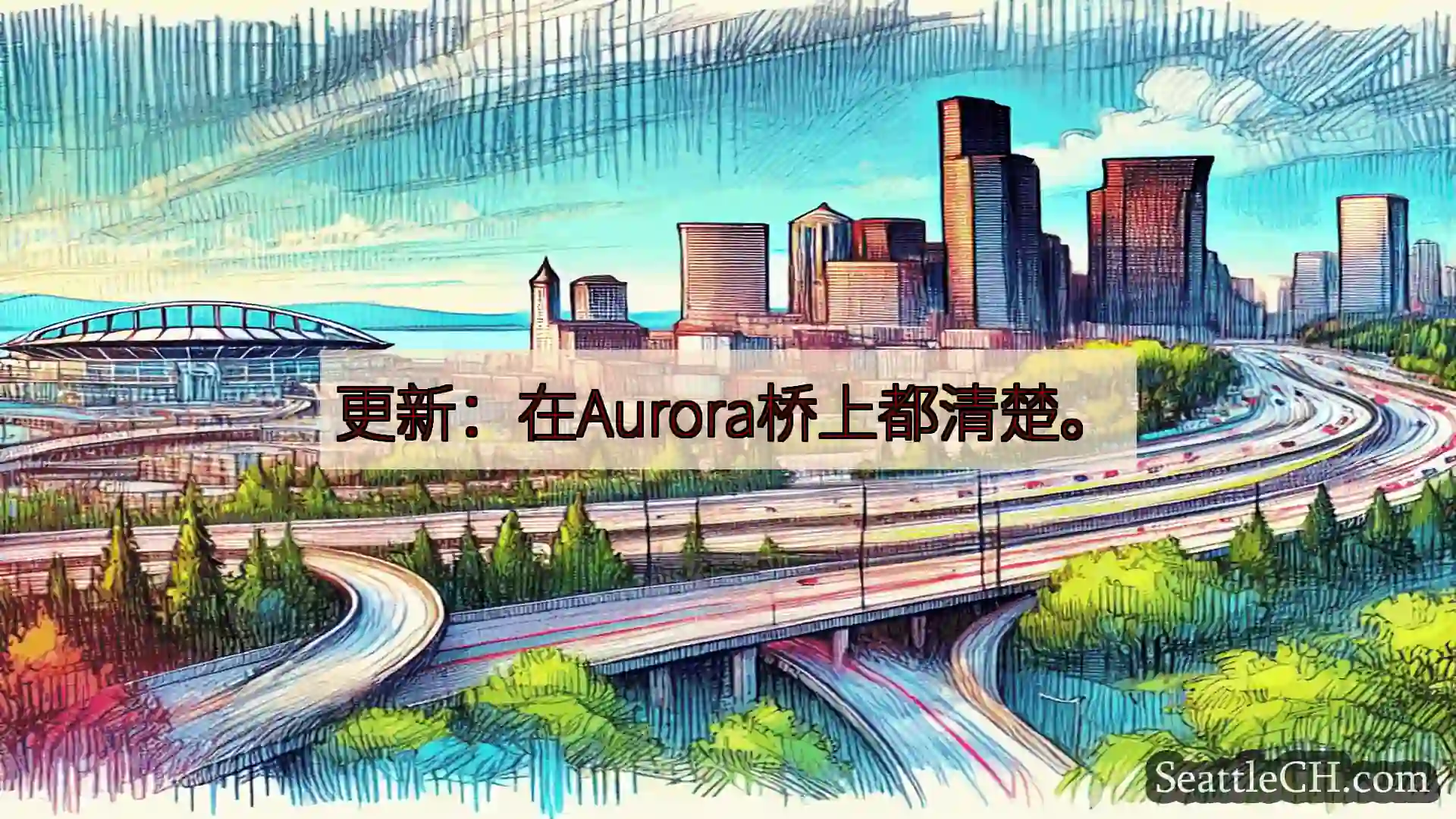 更新：在Aurora桥上都清楚。