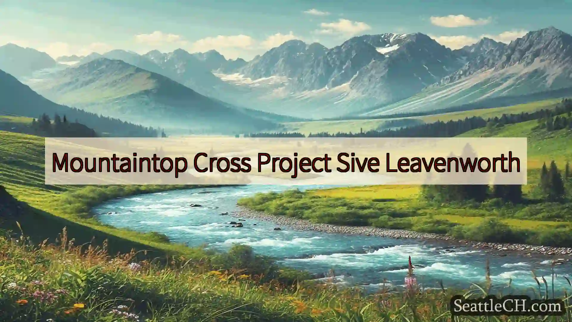Mountaintop Cross Project Sive Leavenworth