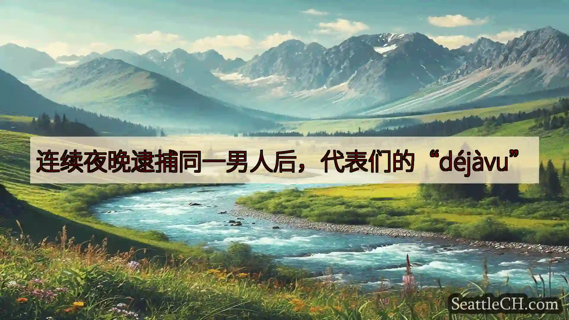 连续夜晚逮捕同一男人后，代表们的“déjàvu”