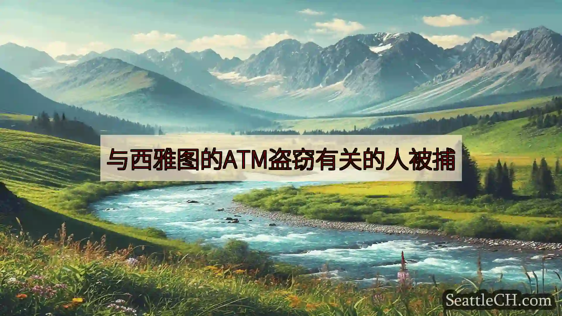 与西雅图的ATM盗窃有关的人被捕