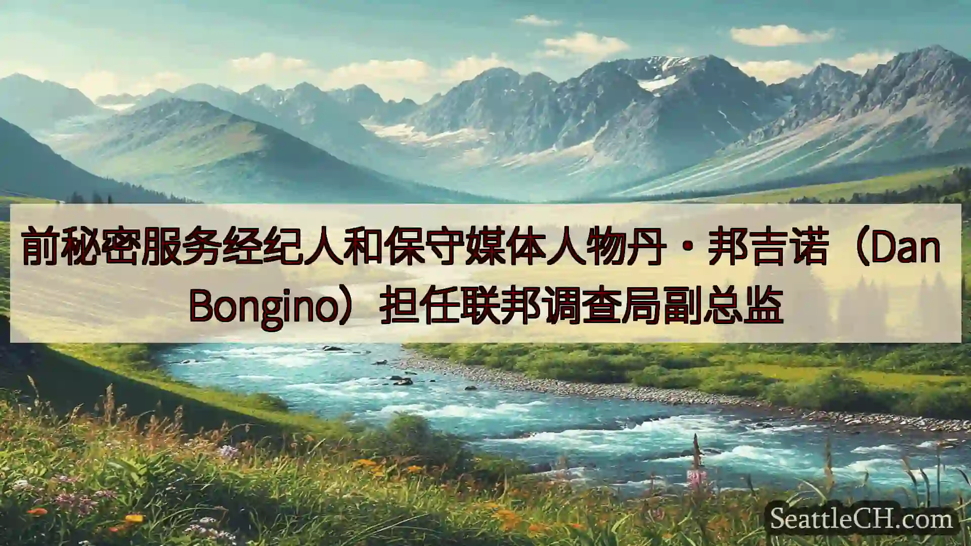 前秘密服务经纪人和保守媒体人物丹·邦吉诺（Dan Bongino）担任联邦调查局副总监