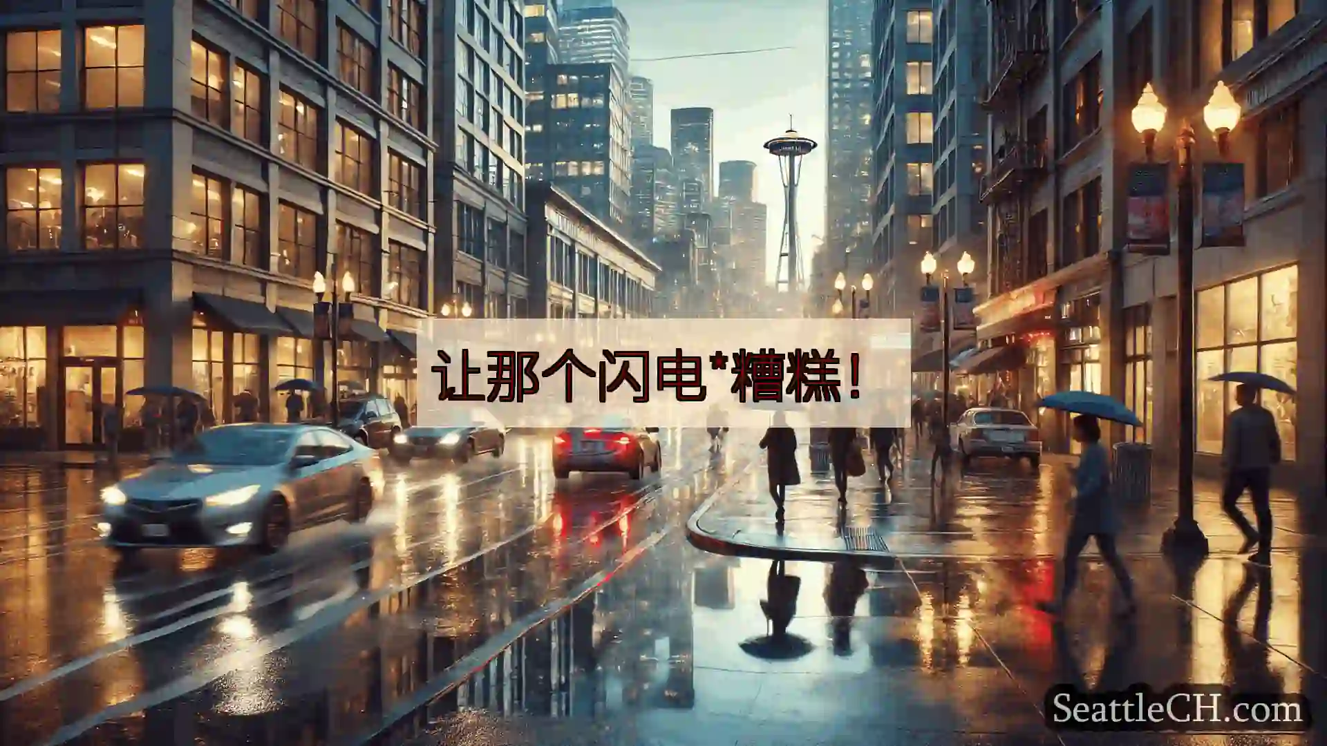 让那个闪电*糟糕！