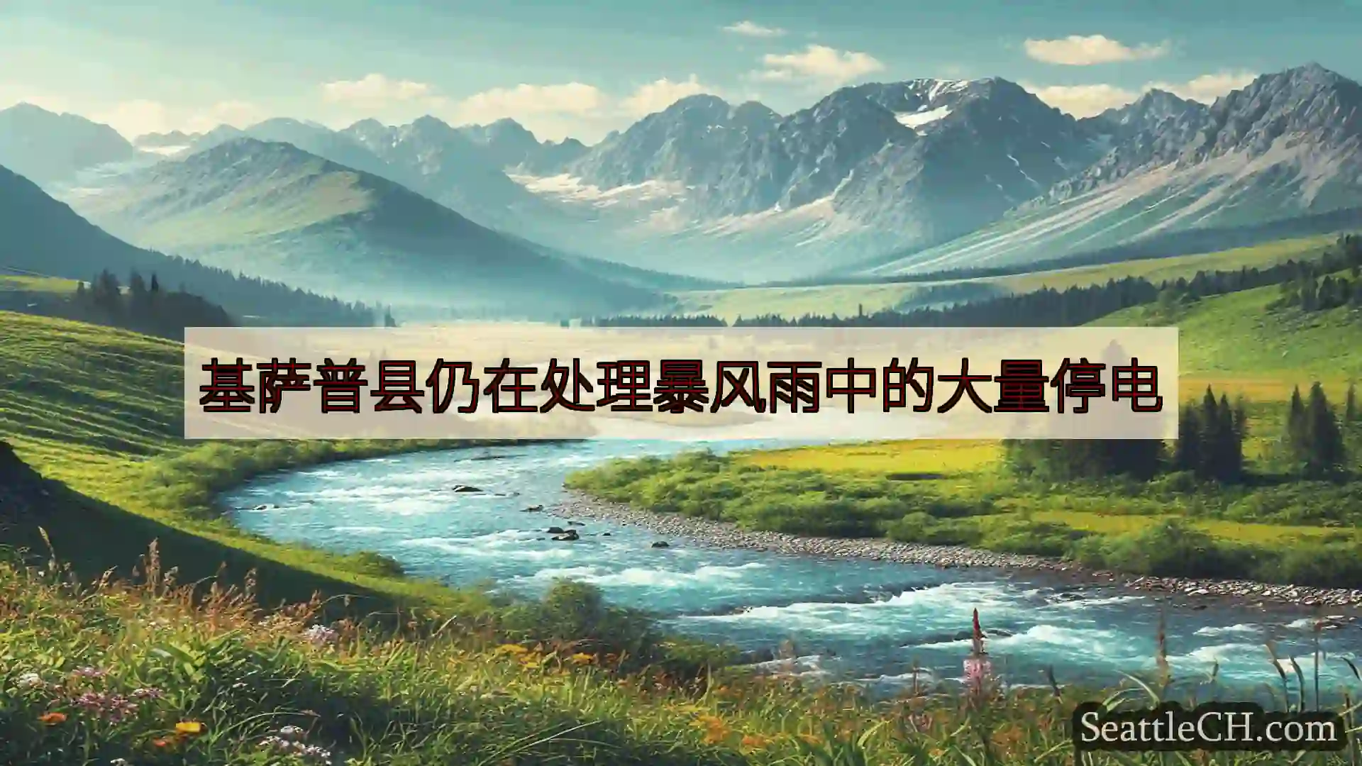 基萨普县仍在处理暴风雨中的大量停电