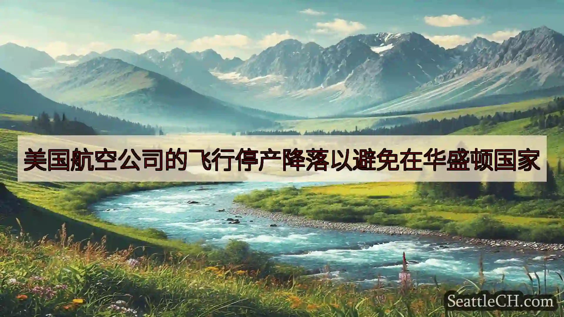 美国航空公司的飞行停产降落以避免在华盛顿国家