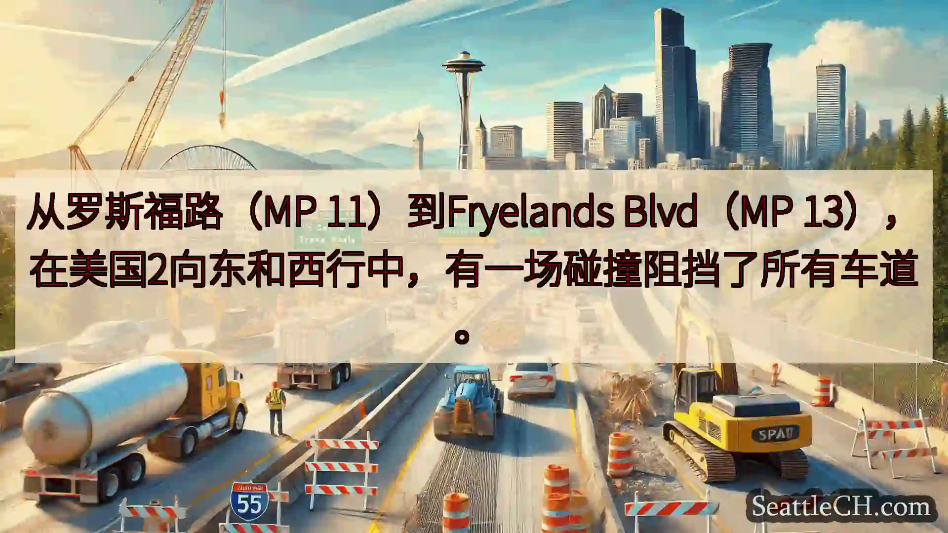 从罗斯福路（MP 11）到Fryelands Blvd（MP