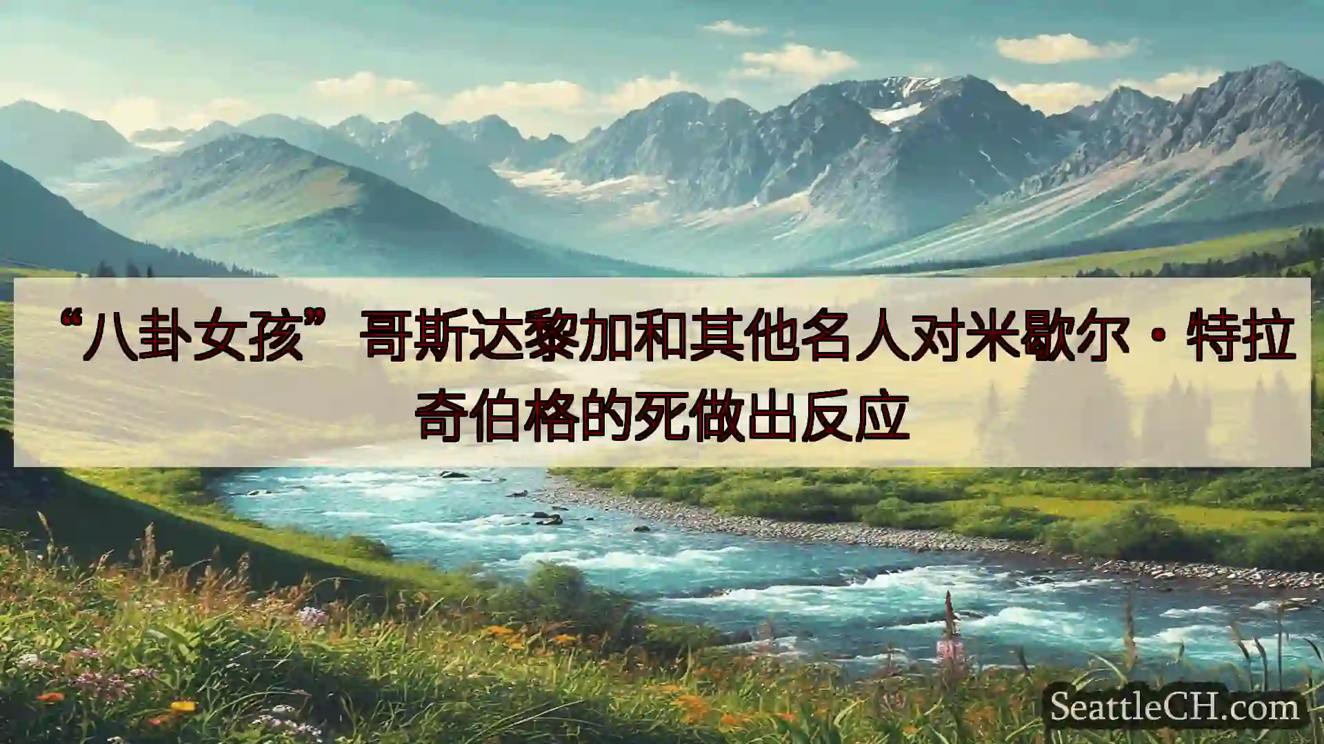 “八卦女孩”哥斯达黎加和其他名人对米歇尔·特拉奇伯格的死做出反应