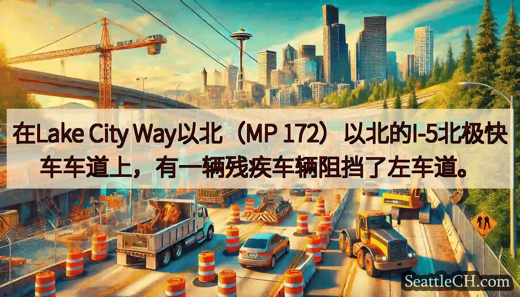在Lake City Way以北（MP