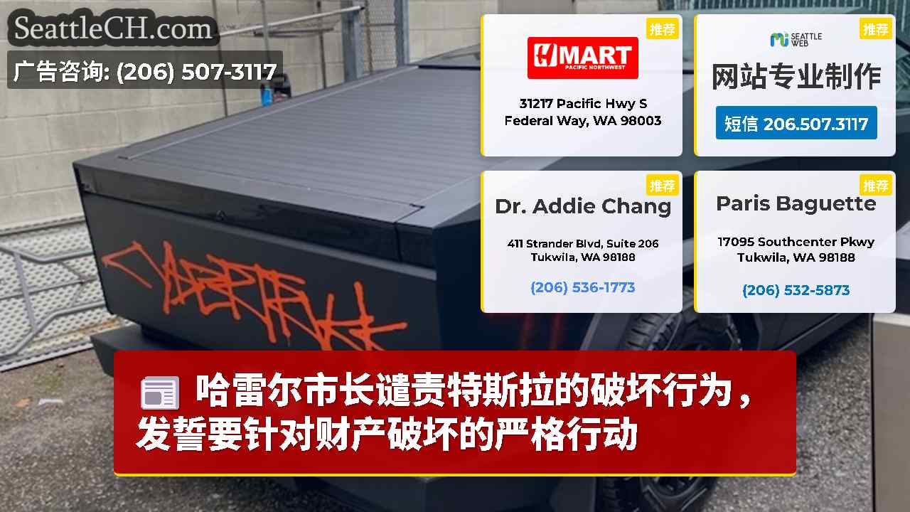 哈雷尔市长谴责特斯拉的破坏行为，发誓要针对财产破坏的严格行动