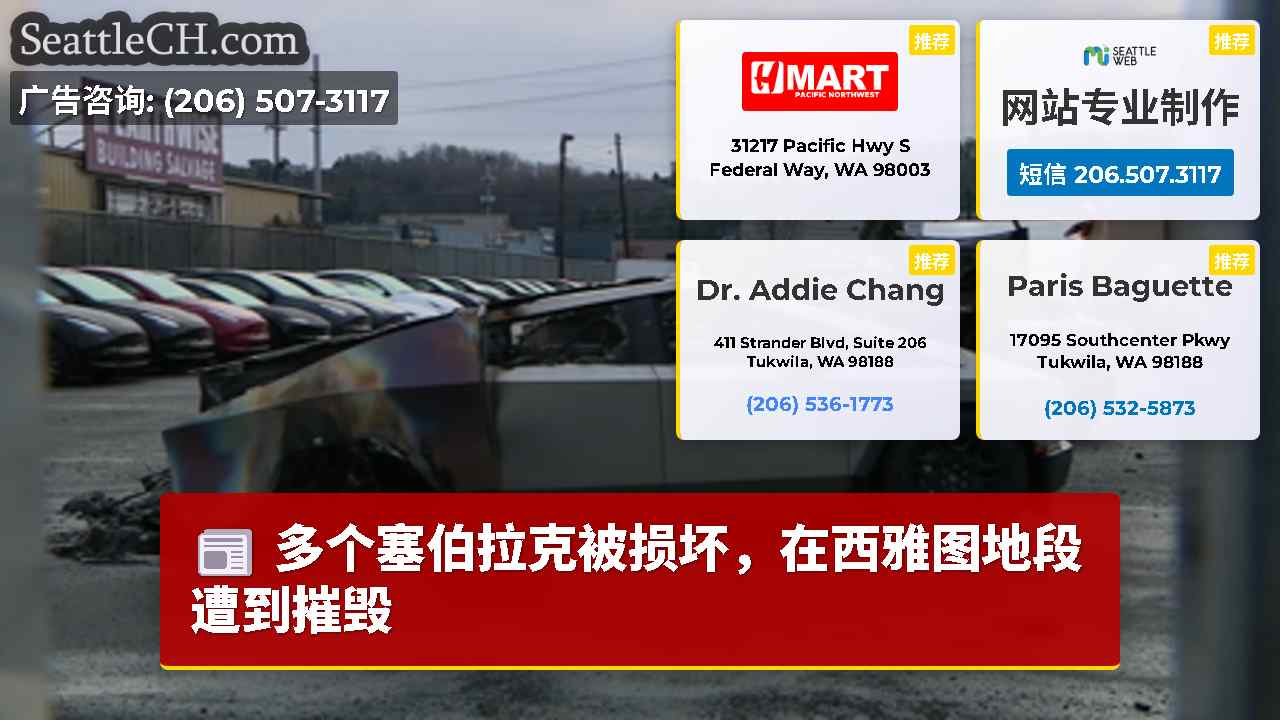 多个塞伯拉克被损坏，在西雅图地段遭到摧毁