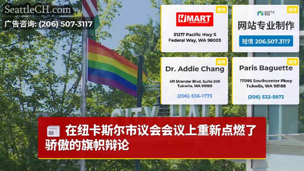 在纽卡斯尔市议会会议上重新点燃了骄傲的旗帜辩论