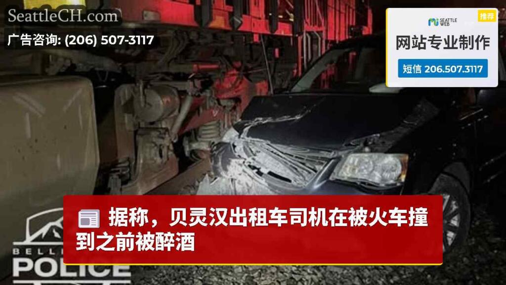 据称，贝灵汉出租车司机在被火车撞到之前被醉酒