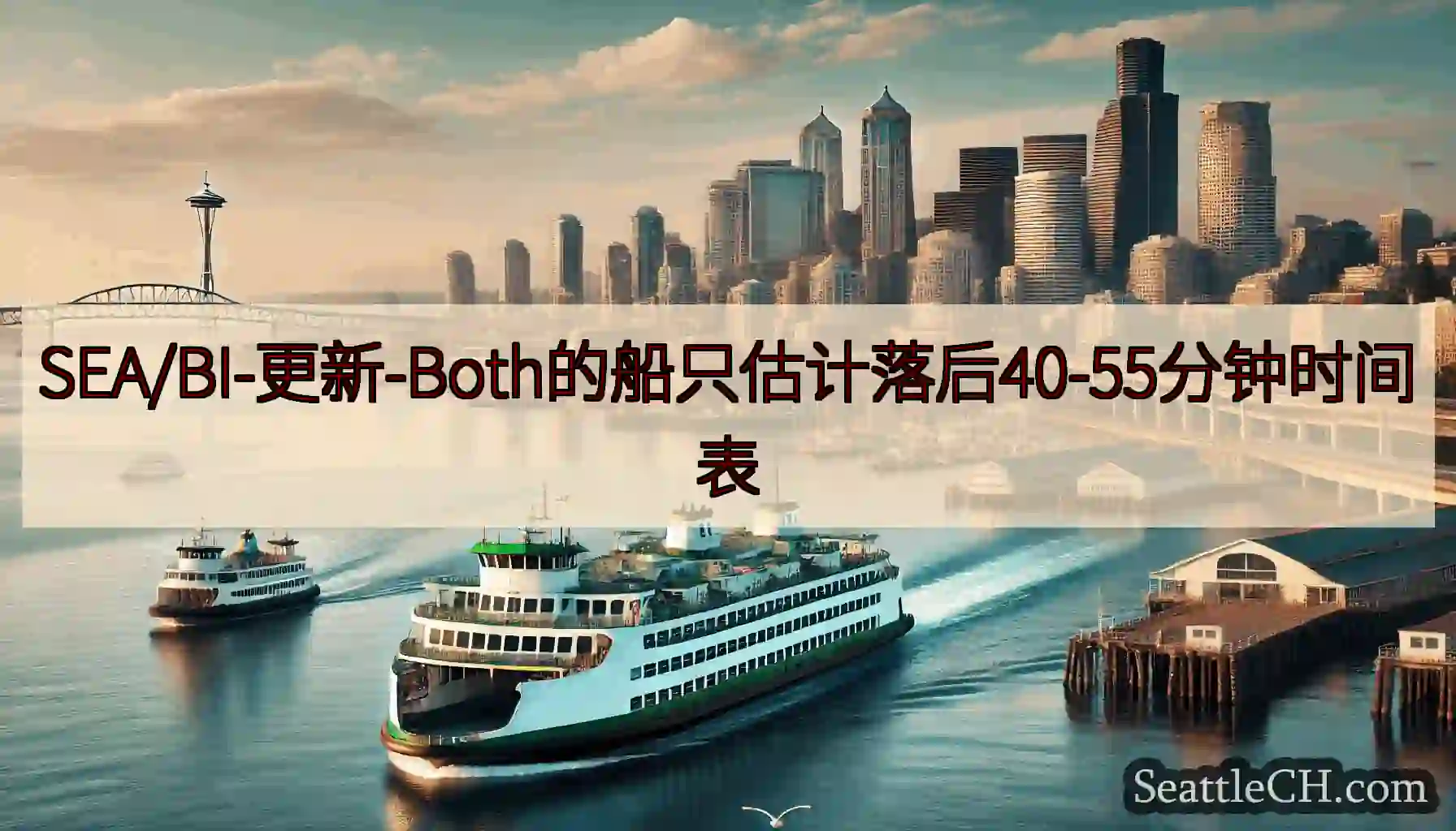 SEA/BI-更新-Both的船只估计落后40-55分钟时间表https://wsdot.com/f