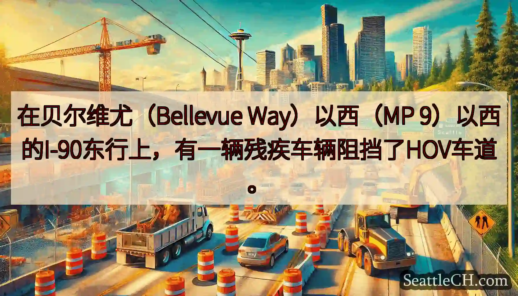 在贝尔维尤（Bellevue Way）以西（MP