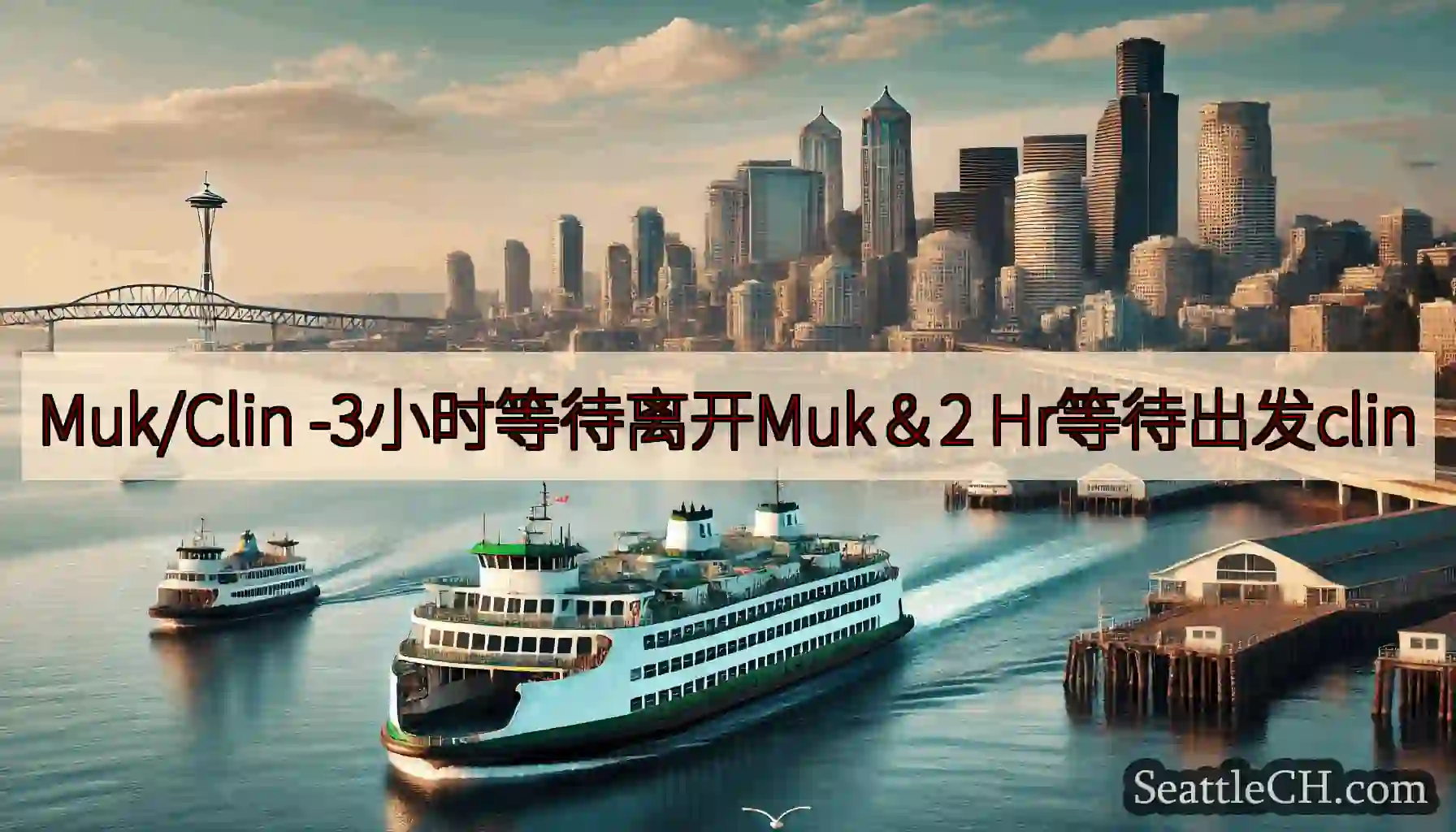 Muk/Clin -3小时等待离开Muk＆2 Hr等待出发clin