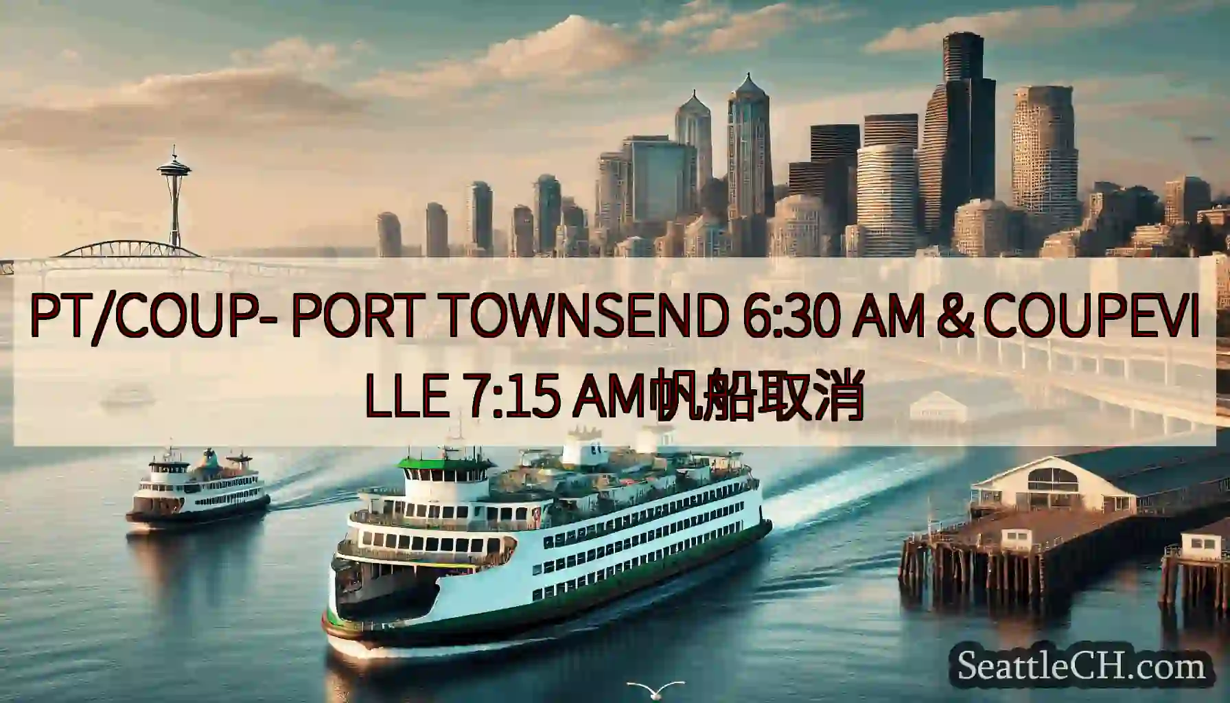 PT/COUP- PORT TOWNSEND 6:30 AM＆COUPEVILLE 7:15