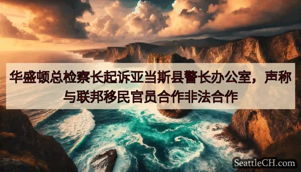 华盛顿总检察长起诉亚当斯县警长办公室，声称与联邦移民官员合作非法合作