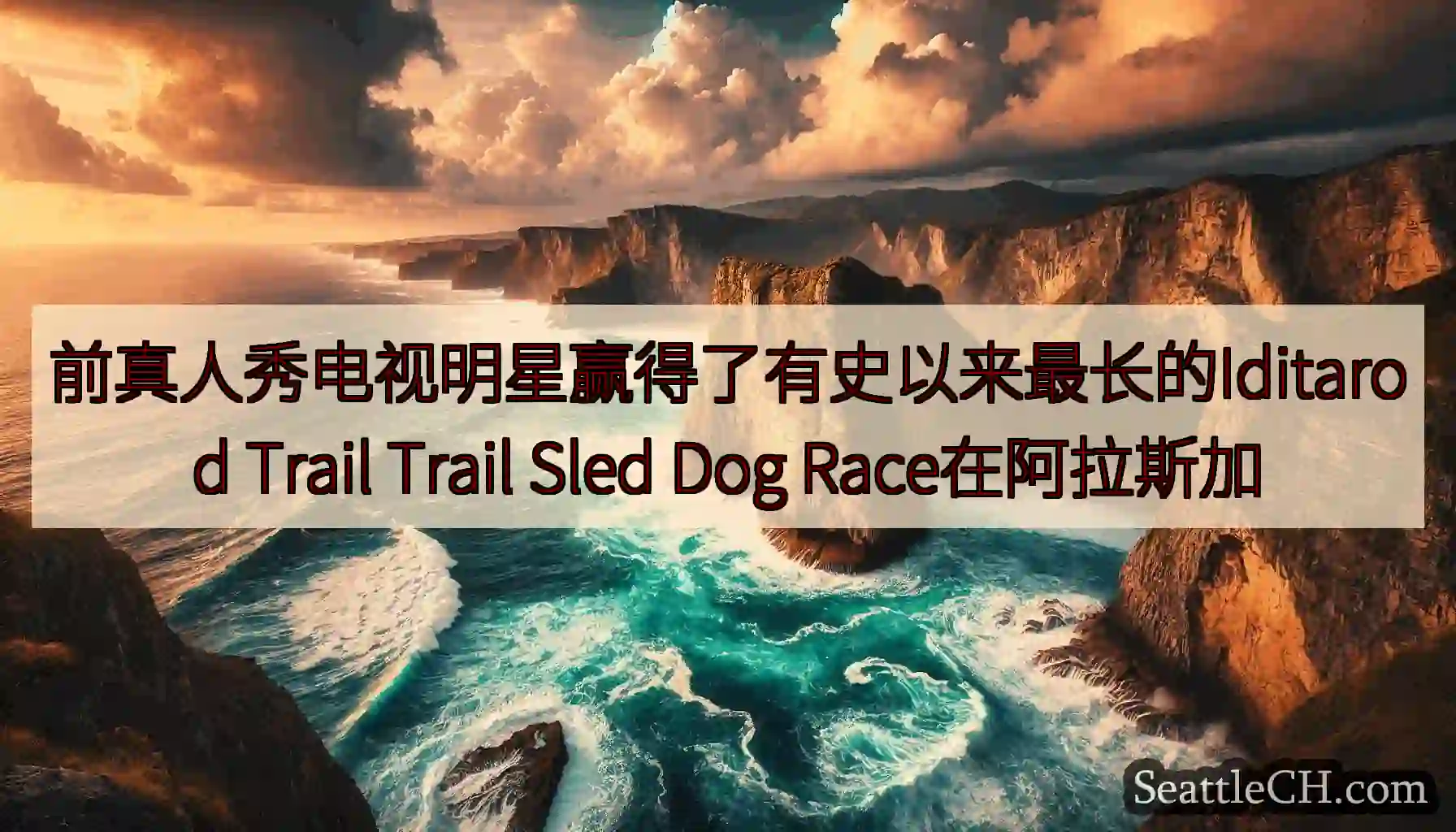 前真人秀电视明星赢得了有史以来最长的Iditarod Trail Trail Sled Dog