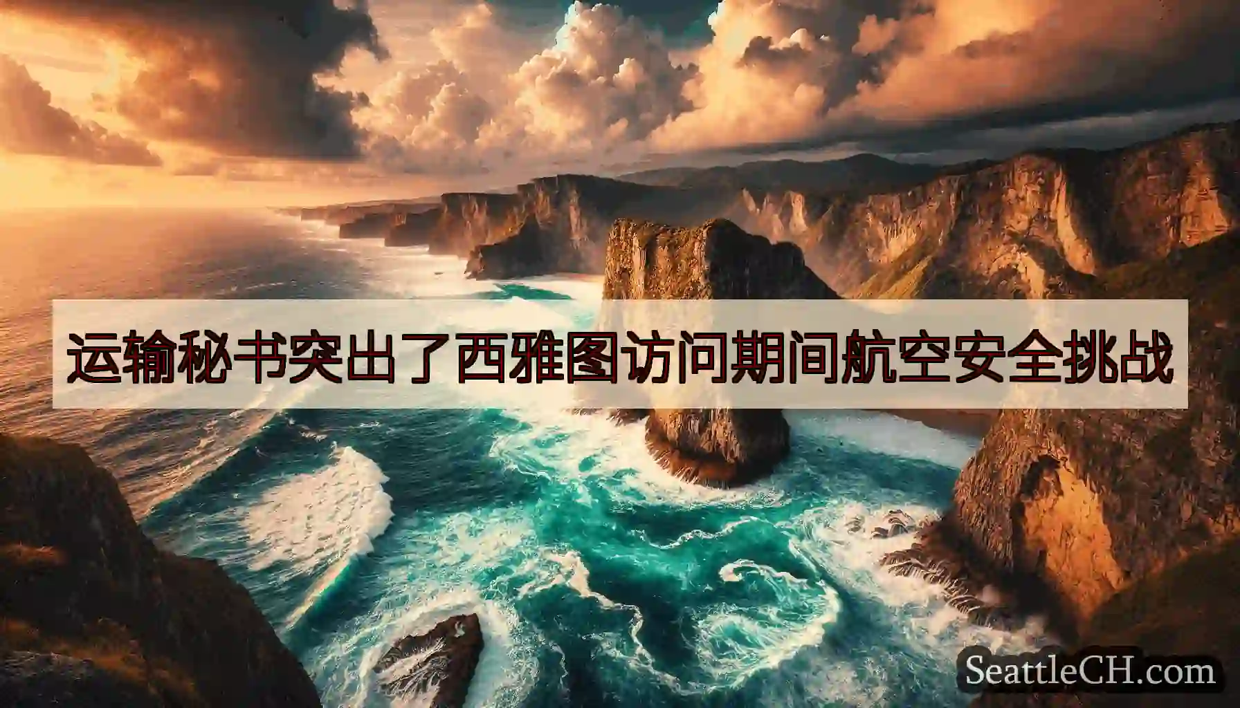 运输秘书突出了西雅图访问期间航空安全挑战
