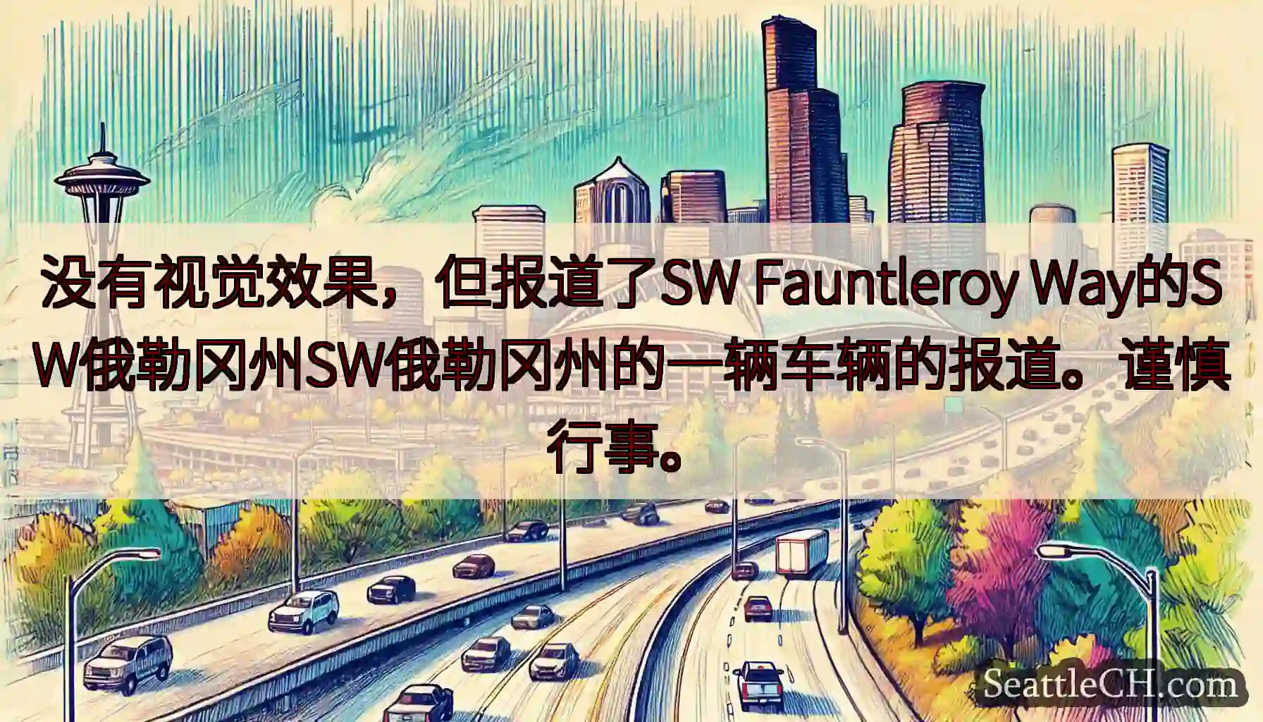 没有视觉效果，但报道了SW Fauntleroy