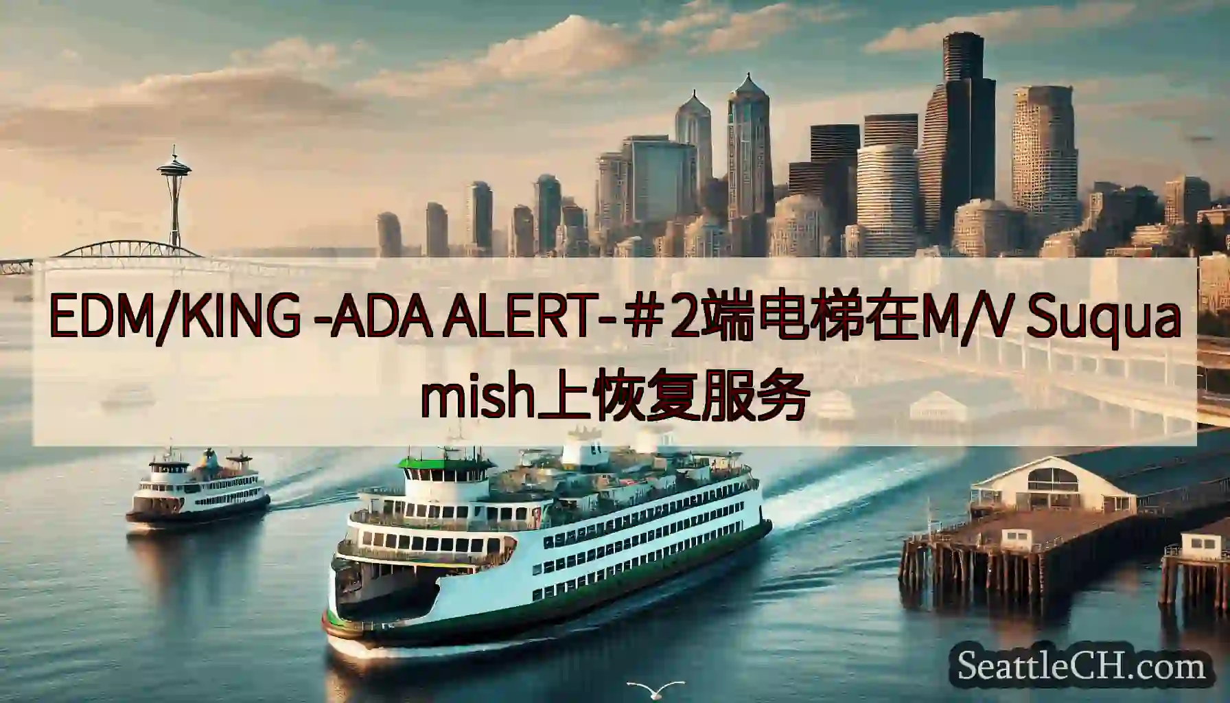 EDM/KING -ADA ALERT-＃2端电梯在M/V