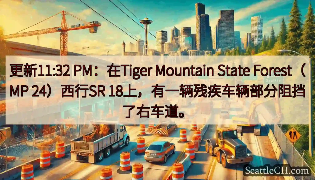 更新11:32 PM：在Tiger Mountain State Forest（MP