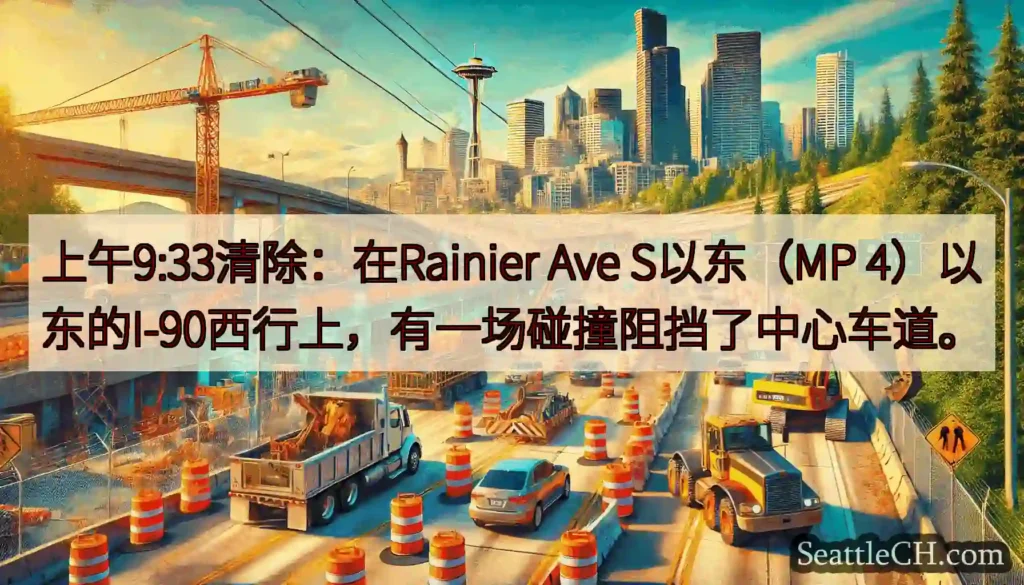 上午9:33清除：在Rainier Ave S以东（MP