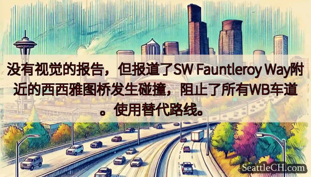没有视觉的报告，但报道了SW Fauntleroy