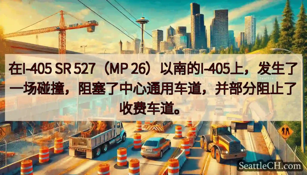 在I-405 SR 527（MP