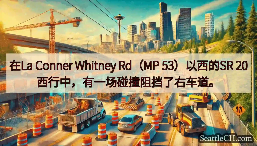 在La Conner Whitney Rd（MP 53）以西的SR
