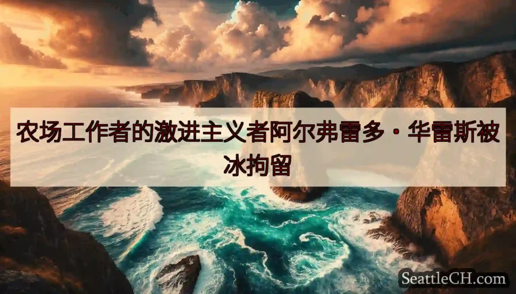 农场工作者的激进主义者阿尔弗雷多·华雷斯被冰拘留