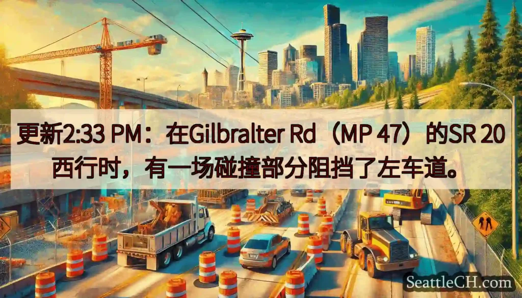 更新2:33 PM：在Gilbralter Rd（MP 47）的SR