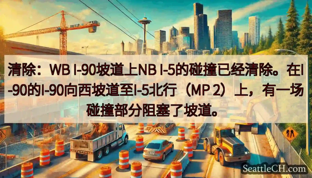 清除：WB I-90坡道上NB