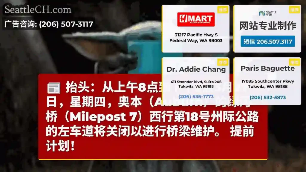 抬头：从上午8点到下午2点3月27日，星期四，奥本（Auburn）的绿河桥（Milepost