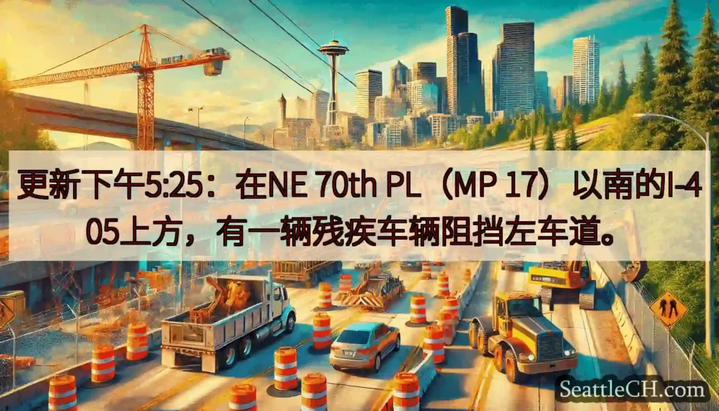 更新下午5:25：在NE 70th PL（MP