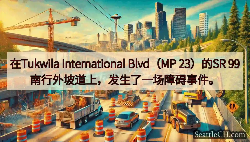 在Tukwila International Blvd（MP 23）的SR