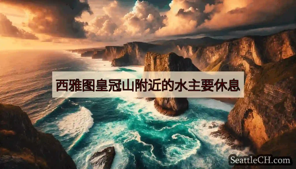 西雅图皇冠山附近的水主要休息