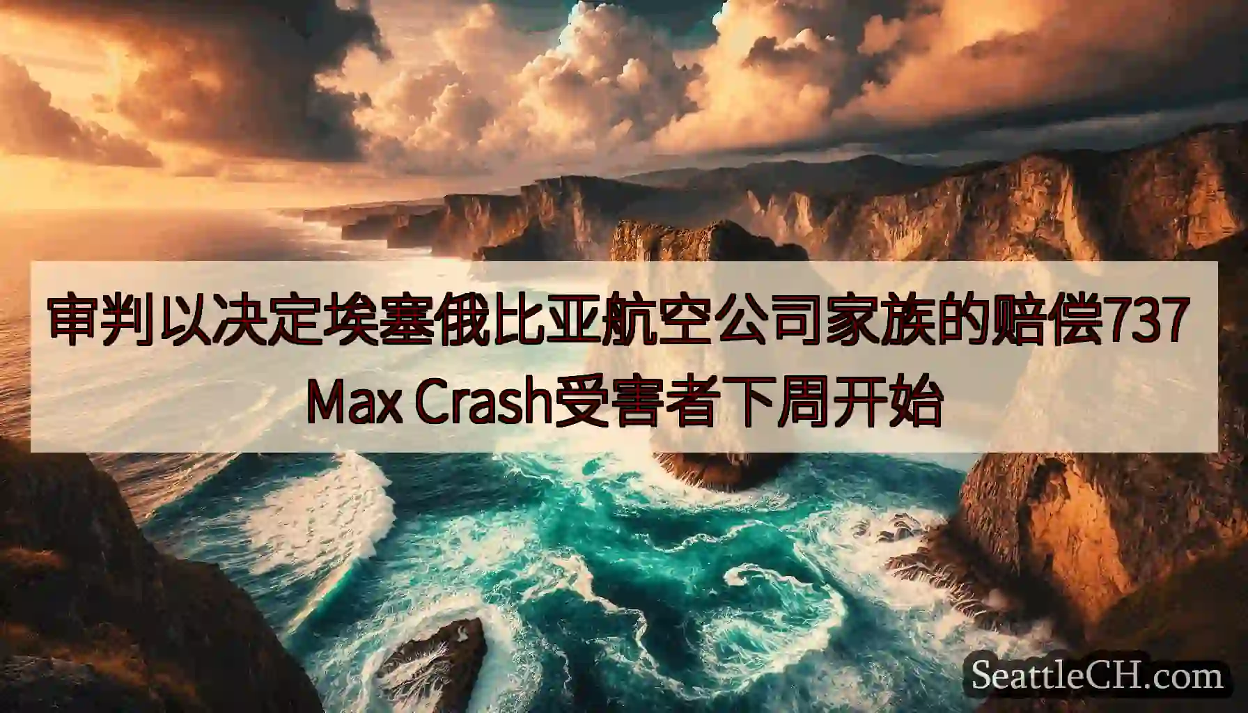 审判以决定埃塞俄比亚航空公司家族的赔偿737 Max Crash受害者下周开始
