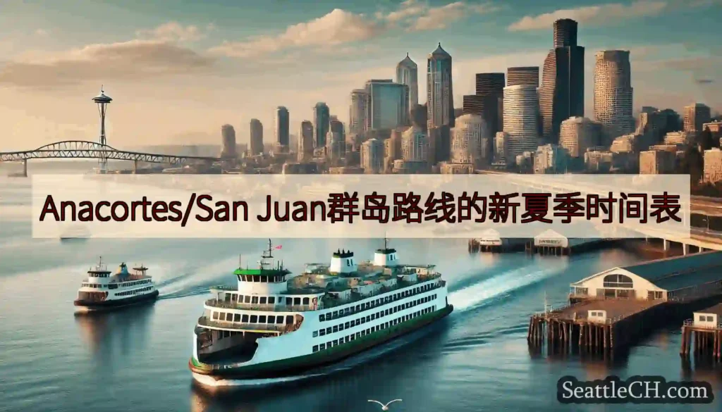 Anacortes/San Juan群岛路线的新夏季时间表