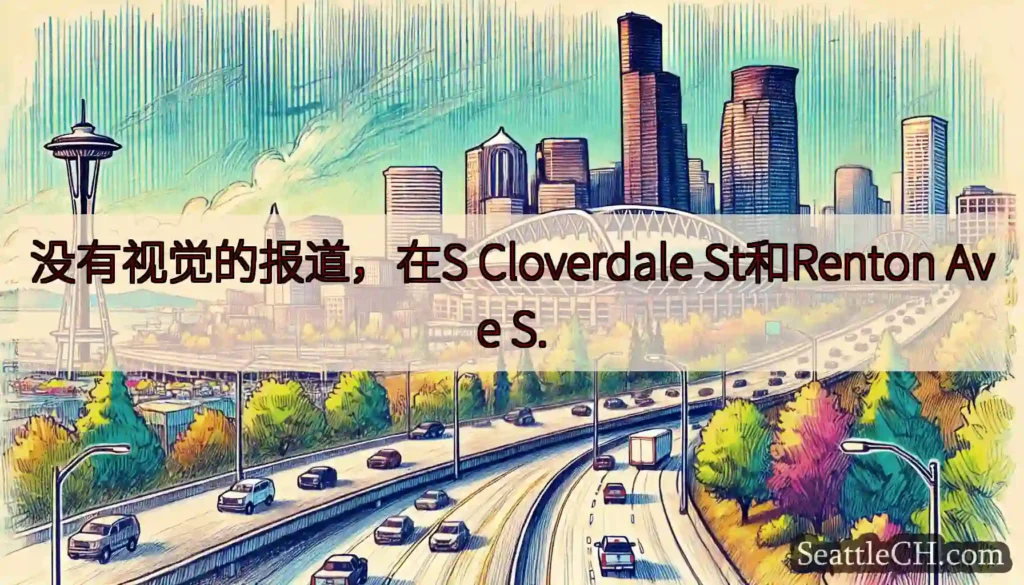 没有视觉的报道，在S Cloverdale St和Renton Ave S.