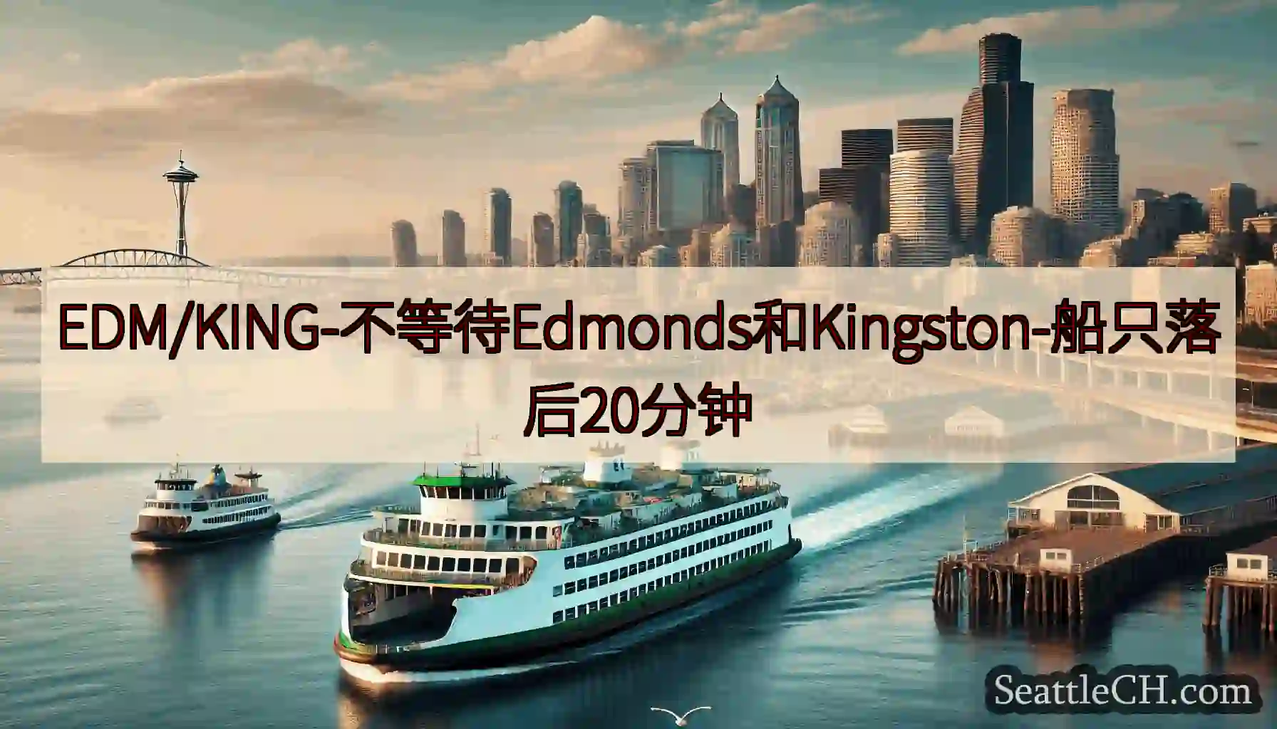 EDM/KING-不等待Edmonds和Kingston-船只落后20分钟https://wsdot